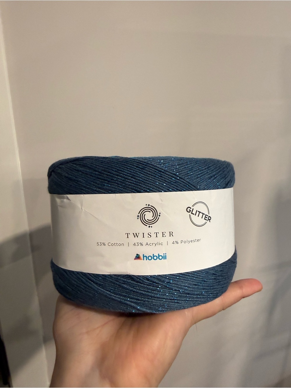 Hobbii Twister Glitter yarn